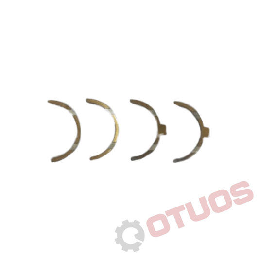 Jogo Anilhas de Encosto (Thrust Washer) Yanmar — 3TNE66 / 3TNE68 / 3TNV66 / 3TNV68 (STD)