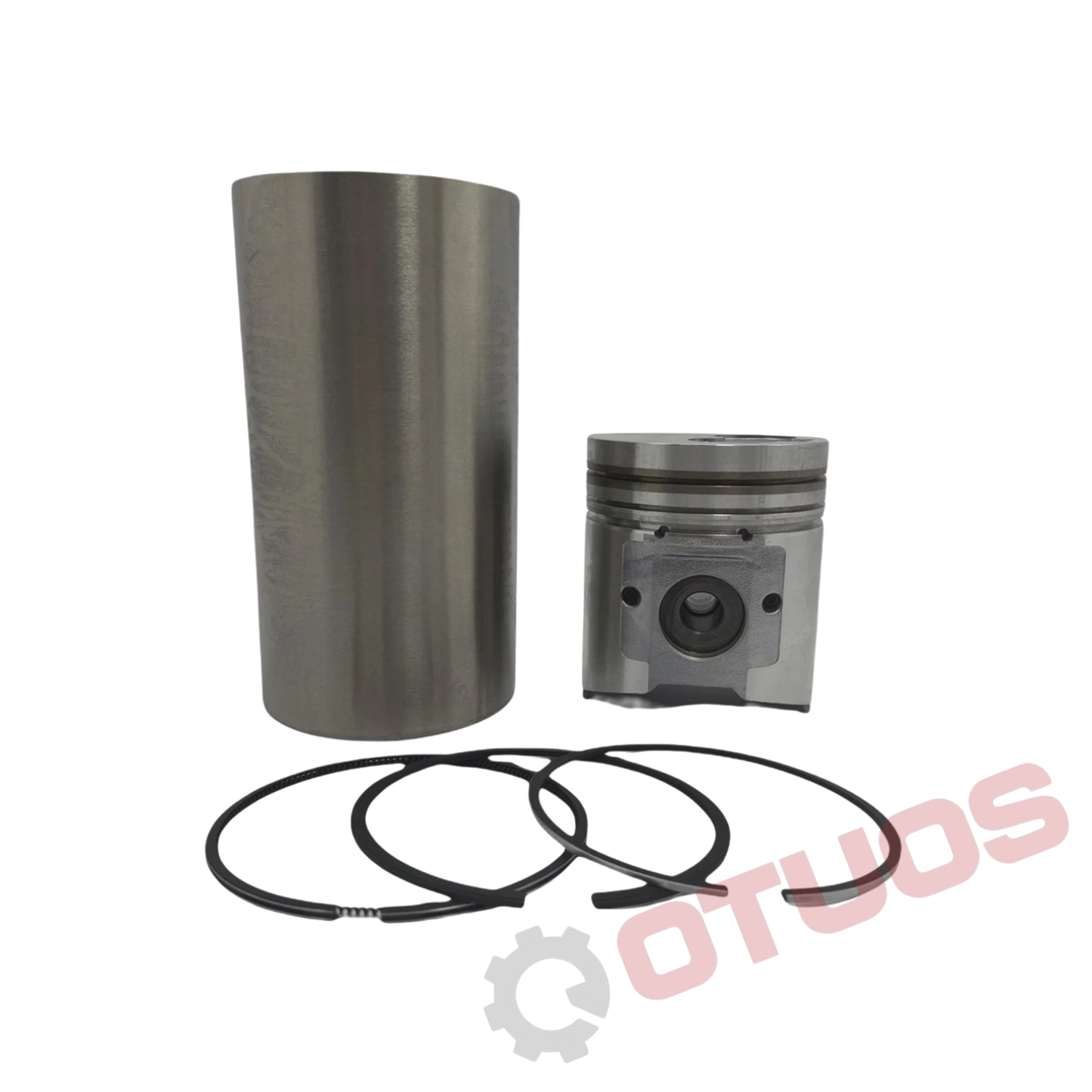 Kit Yanmar 4D106 / 4TNE106 / 4TNV106 — Pistão + Anéis + Camisa (106 mm, Semiacabada)